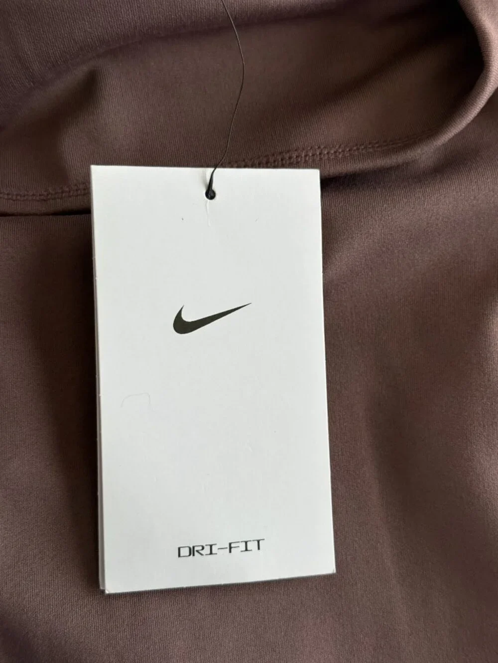 Nike One Dri-FIT Mid Rise Full Length Leggings Mauve Women's M NWT